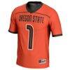 #1 Oregon State Beavers GameDay Greats Unisex Men's Lacrosse Fashion Jersey - Orange - Side View