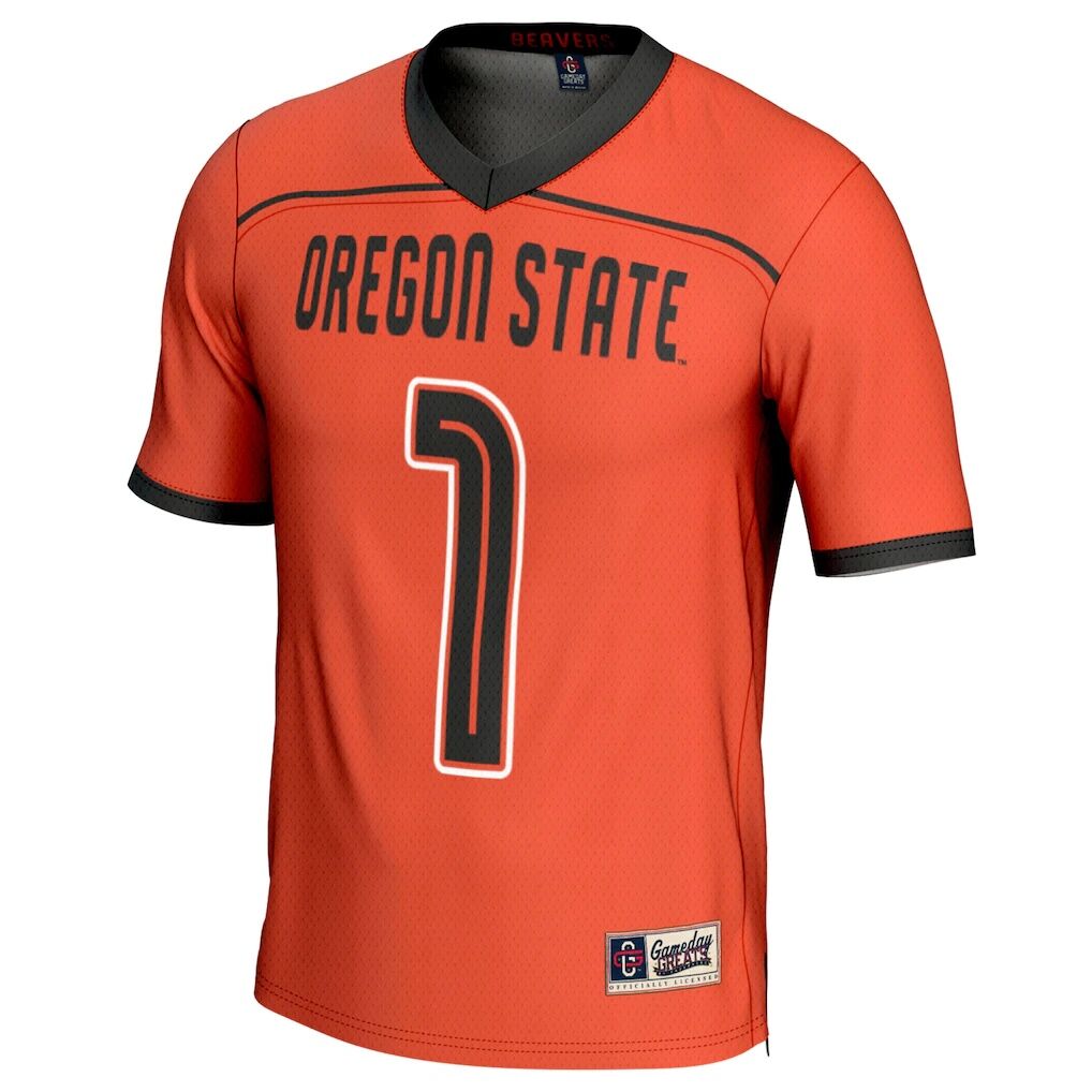 #1 Oregon State Beavers GameDay Greats Unisex Men's Lacrosse Fashion Jersey