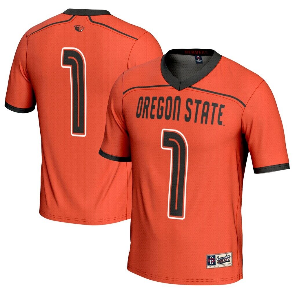 #1 Oregon State Beavers GameDay Greats Youth Men's Lacrosse Fashion Jersey
