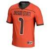 #1 Oregon State Beavers GameDay Greats Youth Men's Lacrosse Fashion Jersey - Orange - Side View