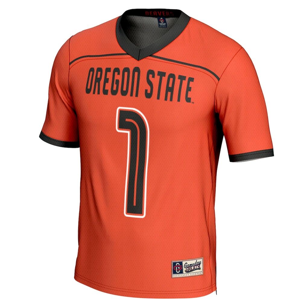 #1 Oregon State Beavers GameDay Greats Youth Men's Lacrosse Fashion Jersey