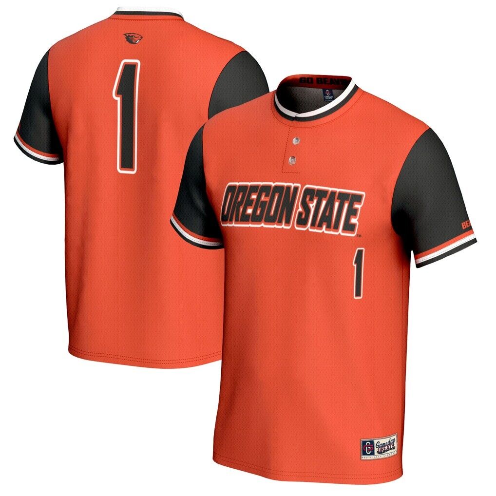 #1 Oregon State Beavers GameDay Greats Unisex Softball Fashion Jersey