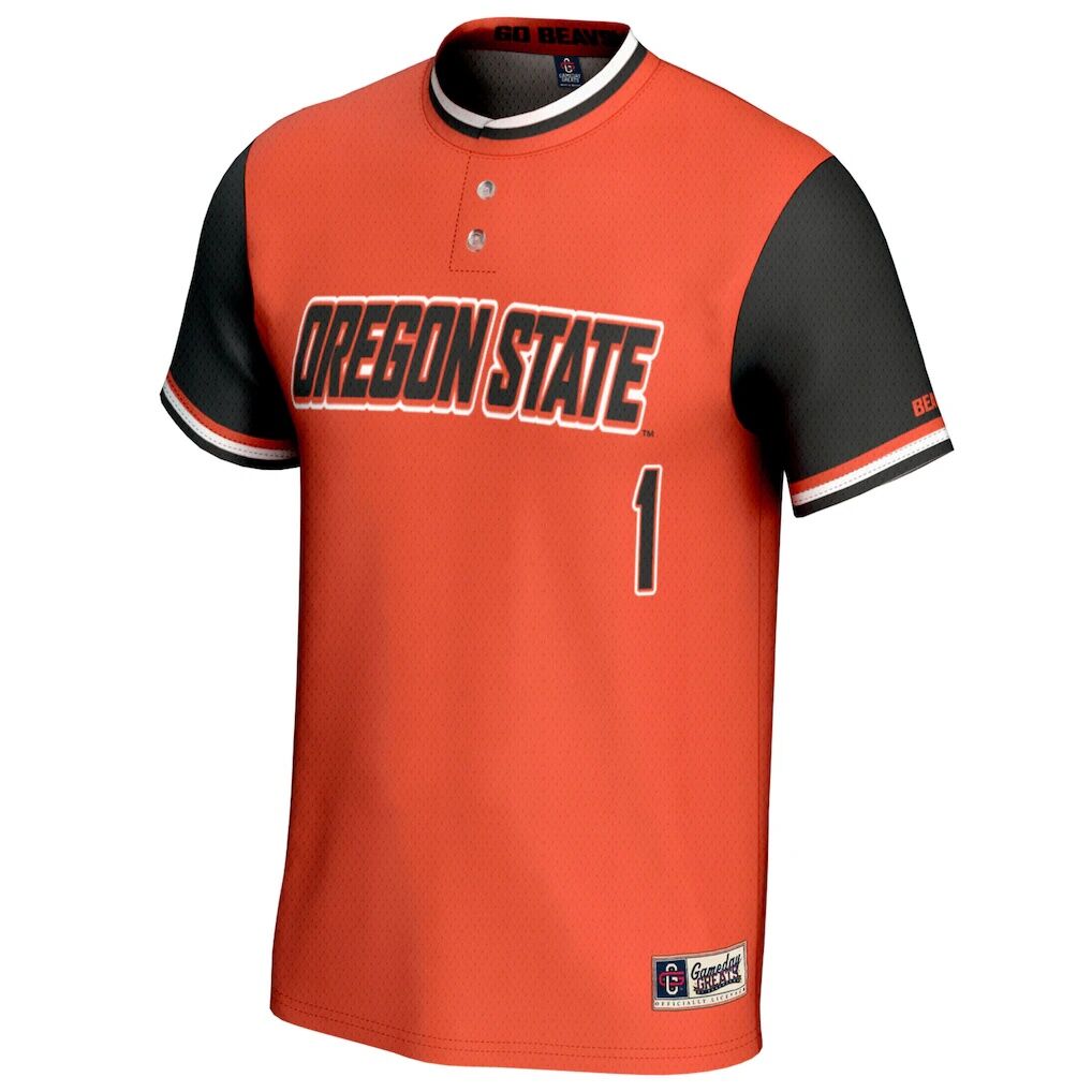 #1 Oregon State Beavers GameDay Greats Unisex Softball Fashion Jersey
