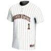 #1 Oregon State Beavers GameDay Greats Youth Softball Fashion Jersey - White - Side View