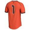 #1 Oregon State Beavers GameDay Greats Youth Women's Lacrosse Fashion Jersey - Orange - Detail View