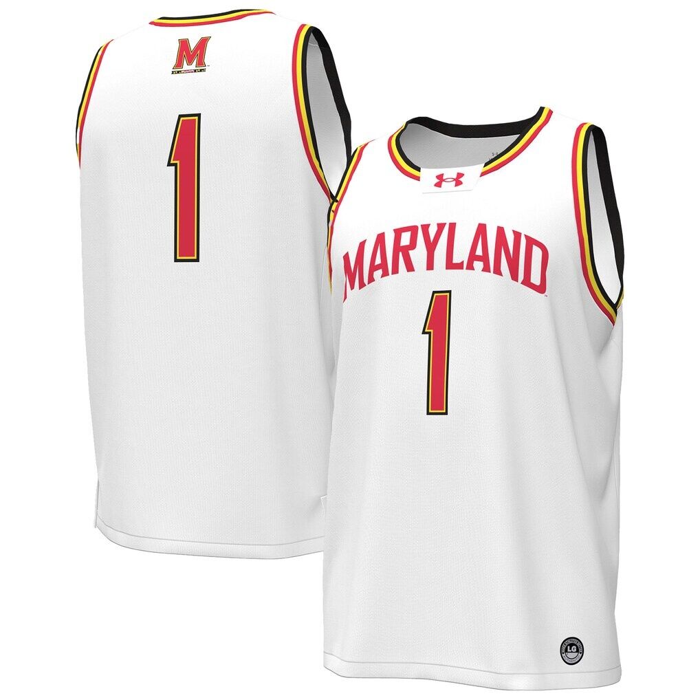 #1 Maryland Terrapins Under Armour Replica Basketball Jersey