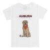 Auburn Tigers Tiny Turnip Youth Golden Retriever T-Shirt - White - Side View