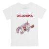 Oklahoma Sooners Tiny Turnip Youth Unicorn T-Shirt - White - Side View