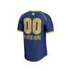 Marquette Golden Eagles GameDay Greats Unisex NIL Pick-A-Player Women's Lacrosse Lightweight Jersey - Navy - Detail View