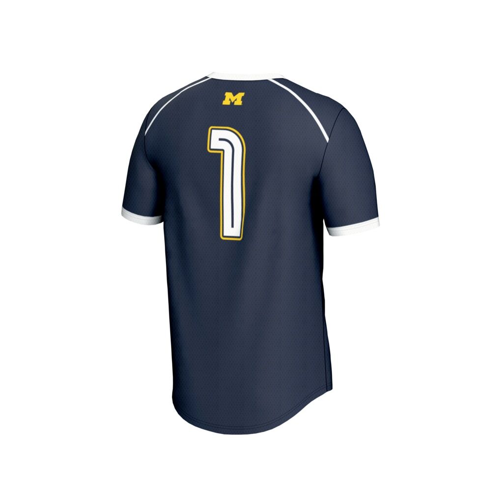 #1 Michigan Wolverines GameDay Greats Unisex Lightweight Women's Lacrosse Fashion Jersey