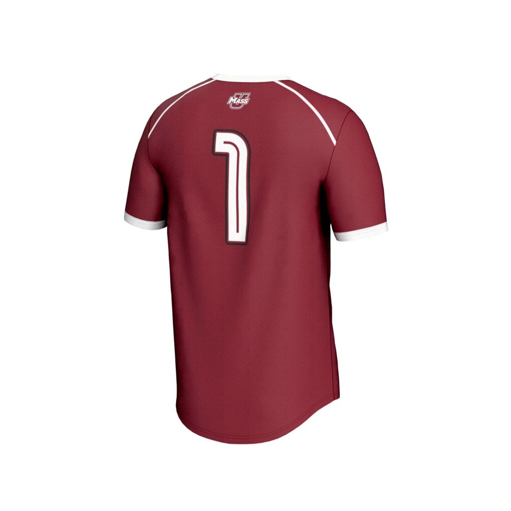 #1 UMass Minutemen GameDay Greats Youth Lightweight Women's Lacrosse Fashion Jersey - Maroon