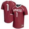 #1 UMass Minutemen GameDay Greats Youth Lightweight Women's Lacrosse Fashion Jersey - - Front View