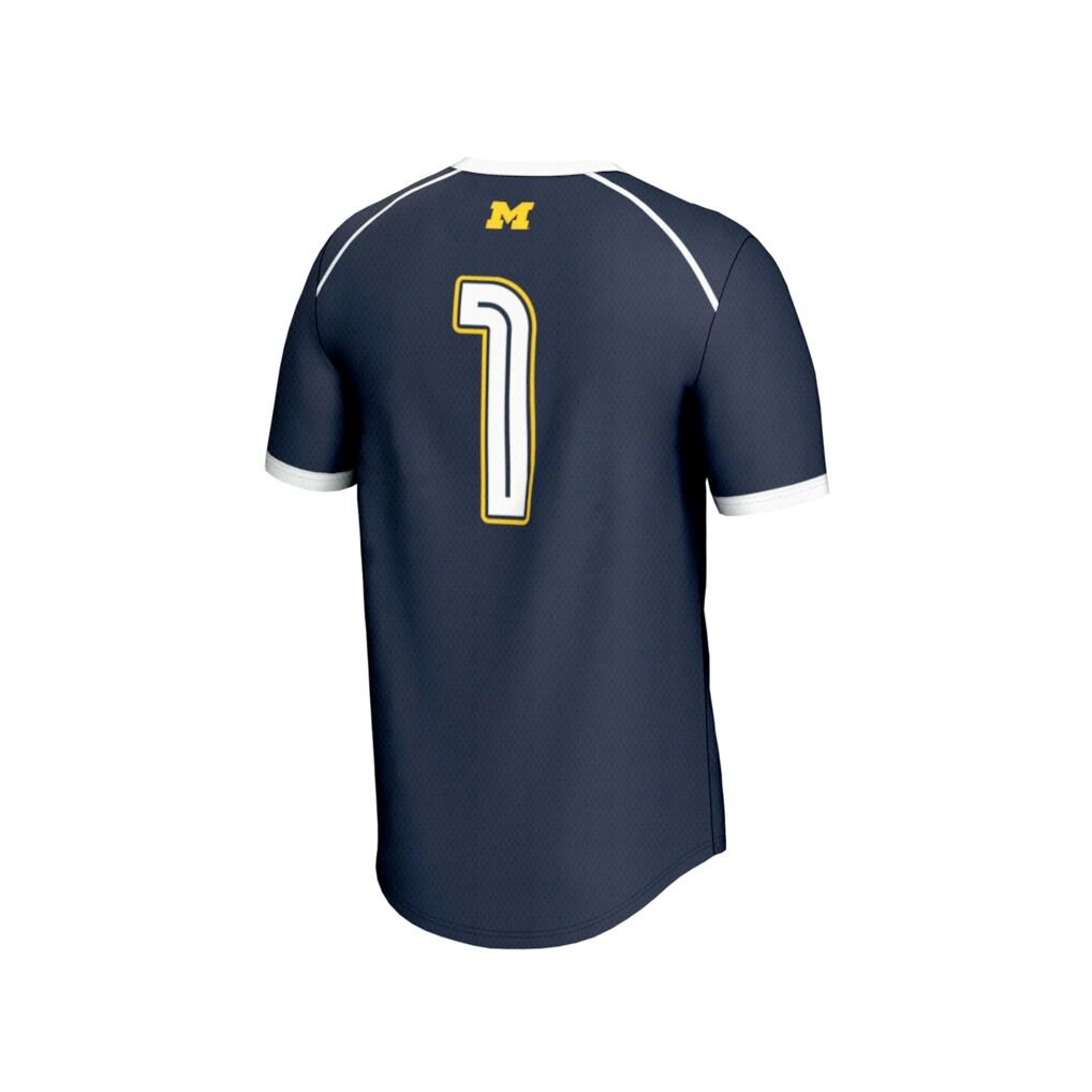 #1 Michigan Wolverines GameDay Greats Youth Lightweight Women's Lacrosse Fashion Jersey