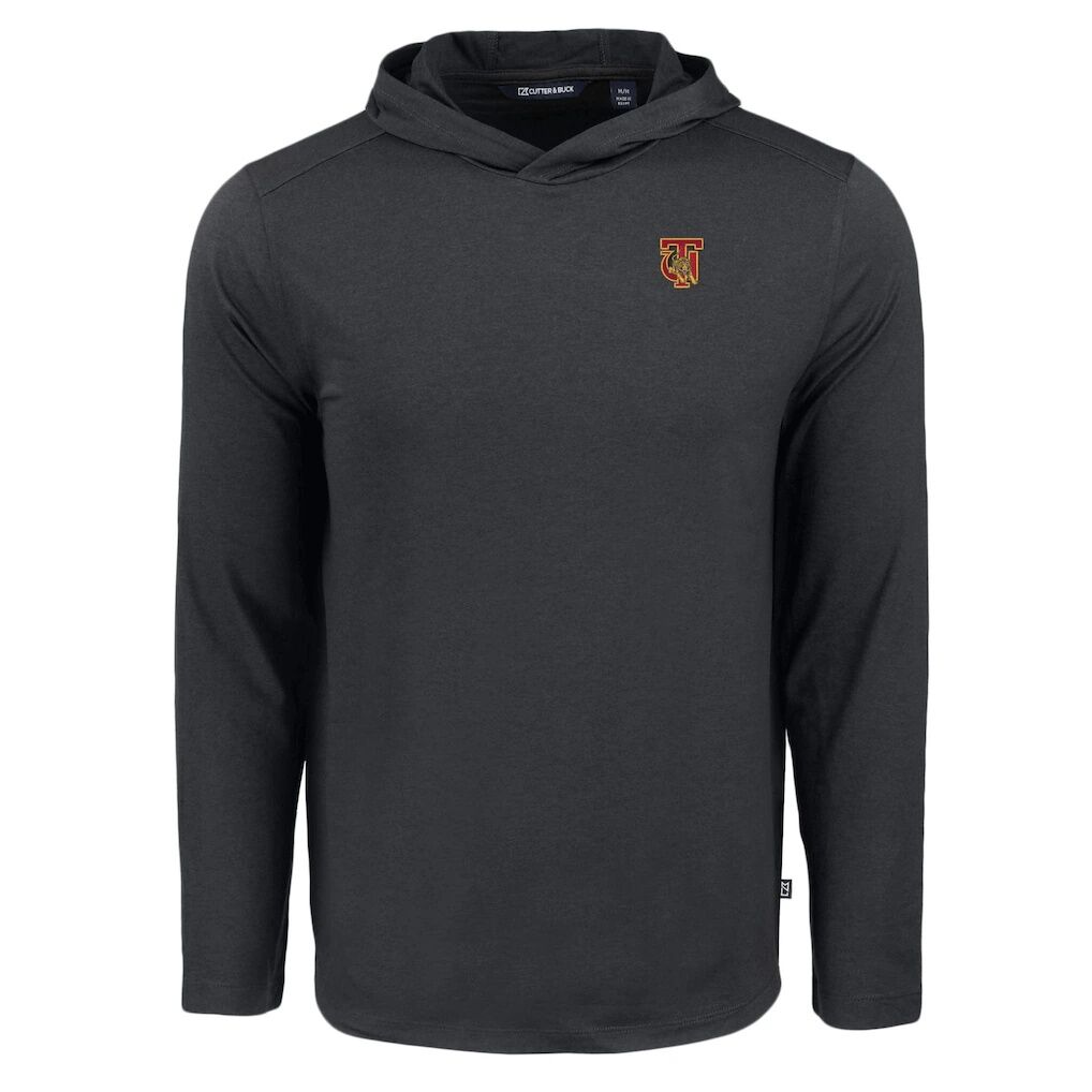 Tuskegee Golden Tigers Cutter & Buck Coastline Epic Comfort Eco Recycled Long Sleeve Hoodie T-Shirt