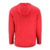 Tuskegee Golden Tigers Cutter & Buck Coastline Epic Comfort Eco Recycled Long Sleeve Hoodie T-Shirt - Crimson - Detail View