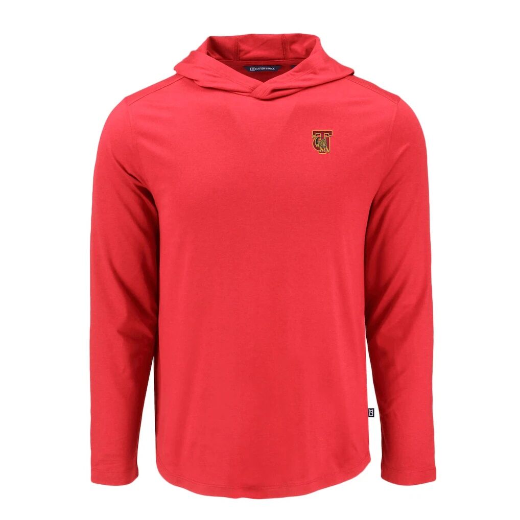 Tuskegee Golden Tigers Cutter & Buck Coastline Epic Comfort Eco Recycled Long Sleeve Hoodie T-Shirt