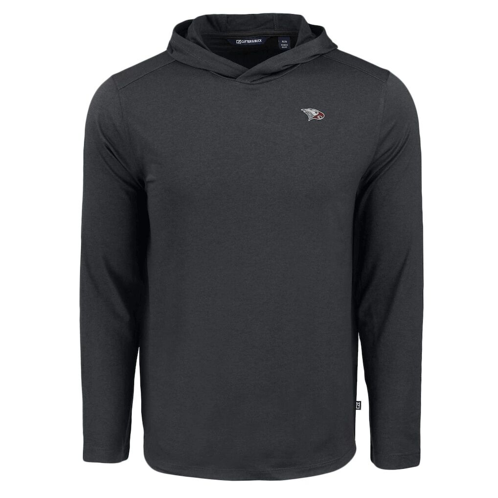 North Carolina Central Eagles Cutter & Buck Coastline Epic Comfort Eco Recycled Long Sleeve Hoodie T-Shirt