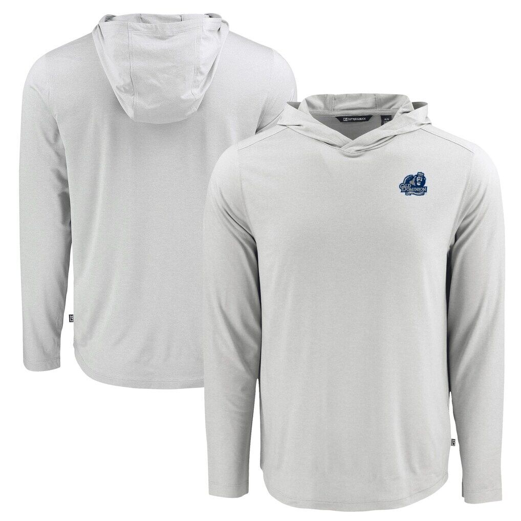 Old Dominion Monarchs Cutter & Buck Coastline Epic Comfort Eco Recycled Long Sleeve Hoodie T-Shirt
