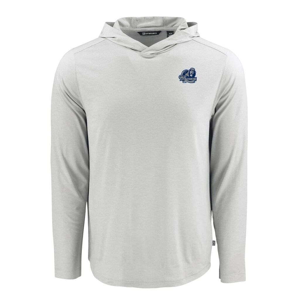 Old Dominion Monarchs Cutter & Buck Coastline Epic Comfort Eco Recycled Long Sleeve Hoodie T-Shirt
