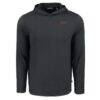 Pacific Tigers Cutter & Buck Coastline Epic Comfort Eco Recycled Long Sleeve Hoodie T-Shirt - Black - Side View