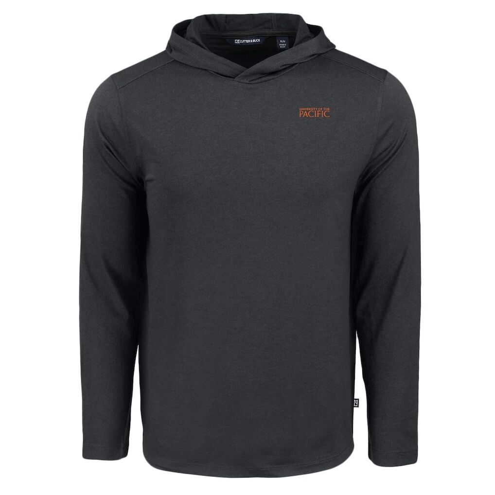 Pacific Tigers Cutter & Buck Coastline Epic Comfort Eco Recycled Long Sleeve Hoodie T-Shirt
