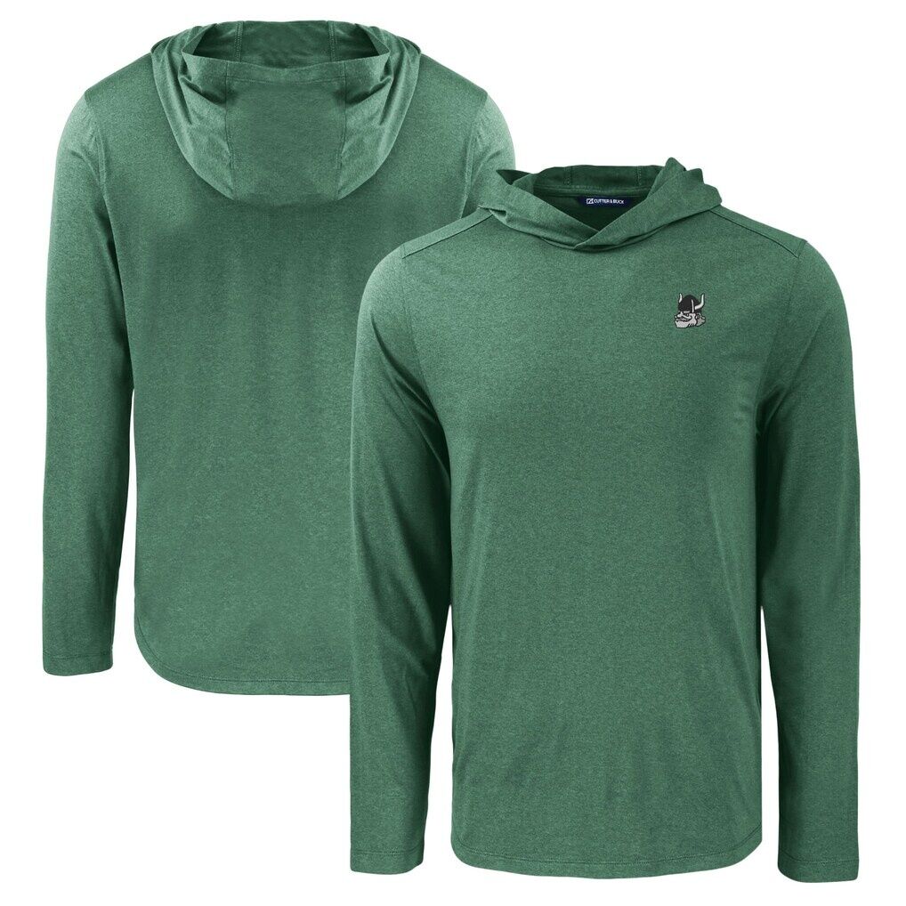 Portland State Vikings Cutter & Buck Coastline Epic Comfort Eco Recycled Long Sleeve Hoodie T-Shirt