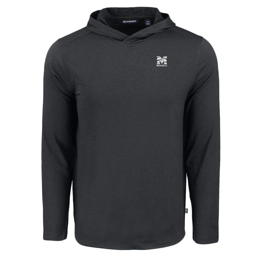 Morehouse Maroon Tigers Cutter & Buck Coastline Epic Comfort Eco Recycled Long Sleeve Hoodie T-Shirt