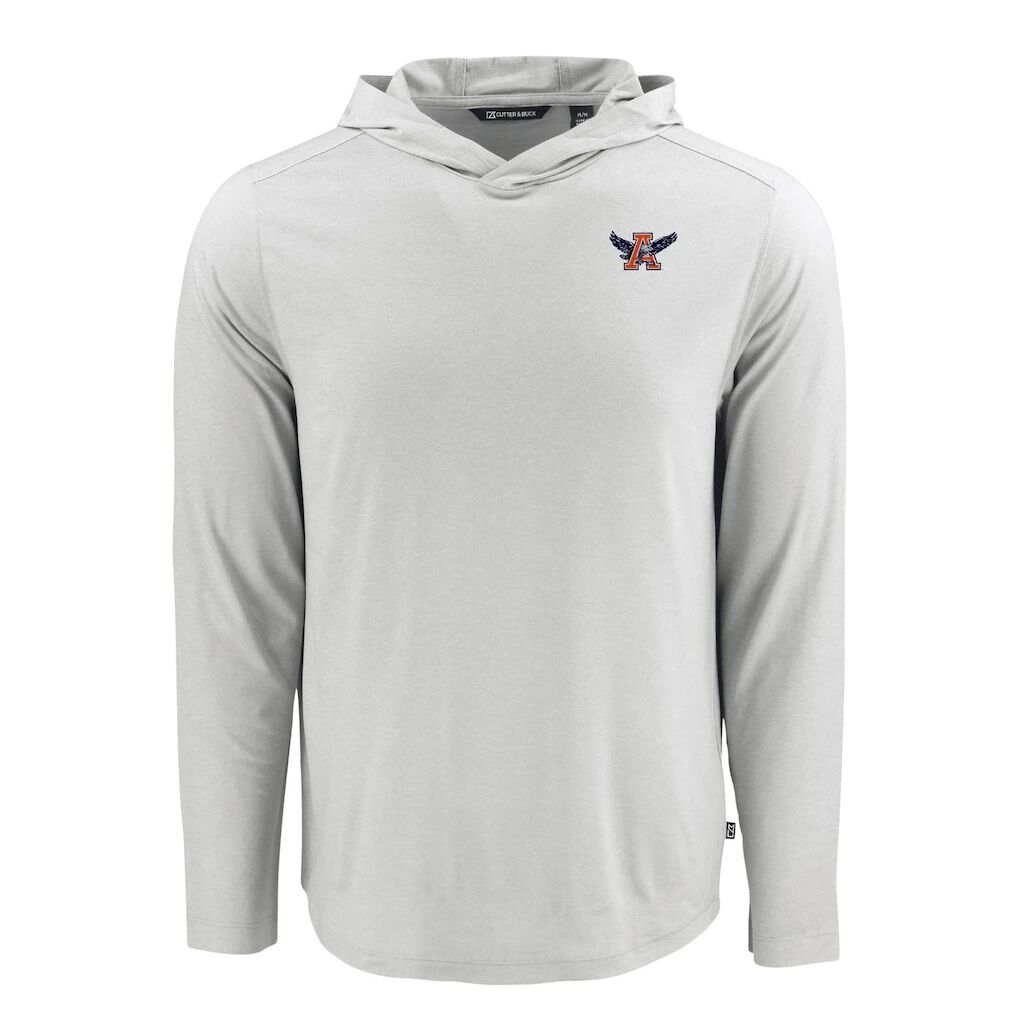 Auburn Tigers Cutter & Buck Coastline Epic Comfort Eco Recycled Long Sleeve Hoodie T-Shirt