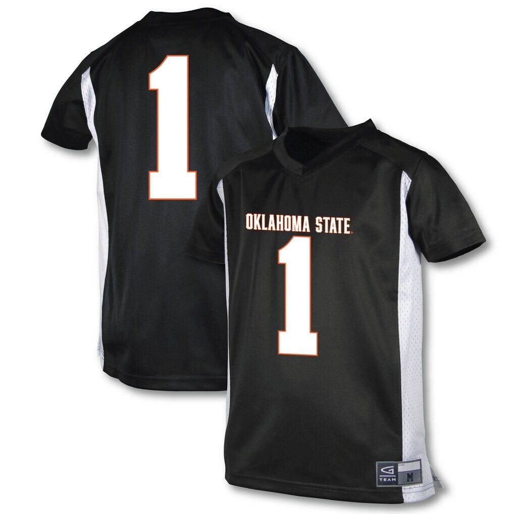 #1 Oklahoma State Cowboys Garb Youth Football Jersey