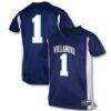 #1 Villanova Wildcats Garb Youth Football Jersey - Blue - Front View