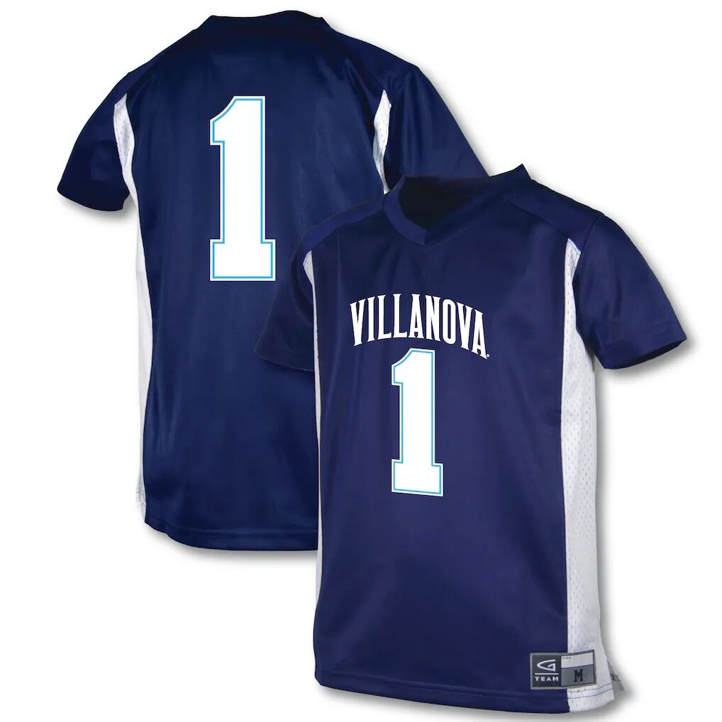 #1 Villanova Wildcats Garb Youth Football Jersey