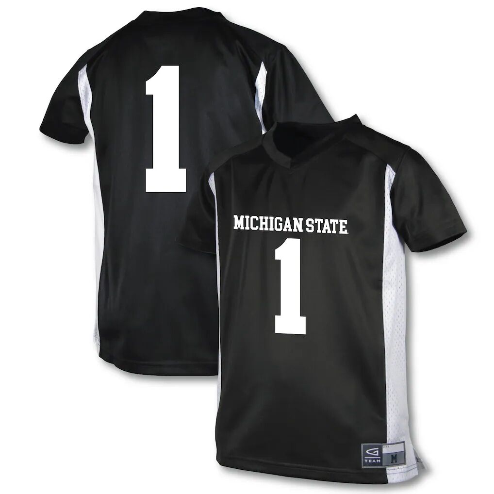 #1 Michigan State Spartans Garb Youth Football Jersey