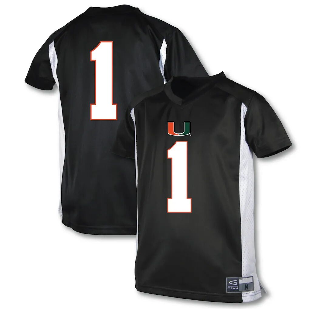 #1 Miami Hurricanes Garb Youth Football Jersey