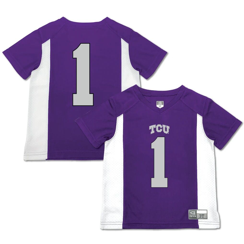#1 TCU Horned Frogs Garb Toddler Football Jersey
