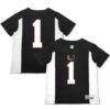 #1 Miami Hurricanes Garb Toddler Football Jersey - Black - Front View