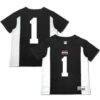 #1 Mississippi State Bulldogs Garb Toddler Football Jersey - Black - Front View