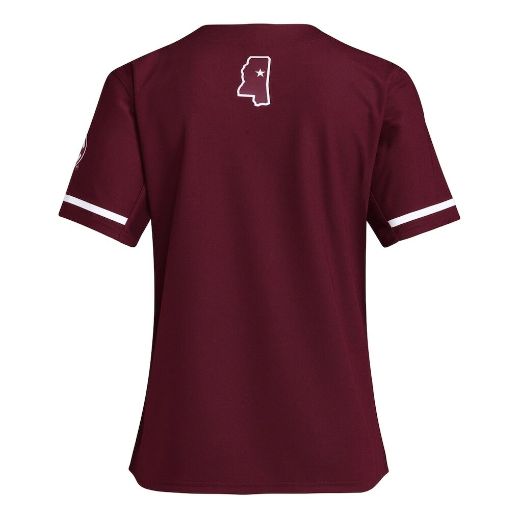 Mississippi State Bulldogs adidas Women's Replica Softball Jersey - Maroon