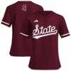 Mississippi State Bulldogs adidas Women's Replica Softball Jersey - - Front View