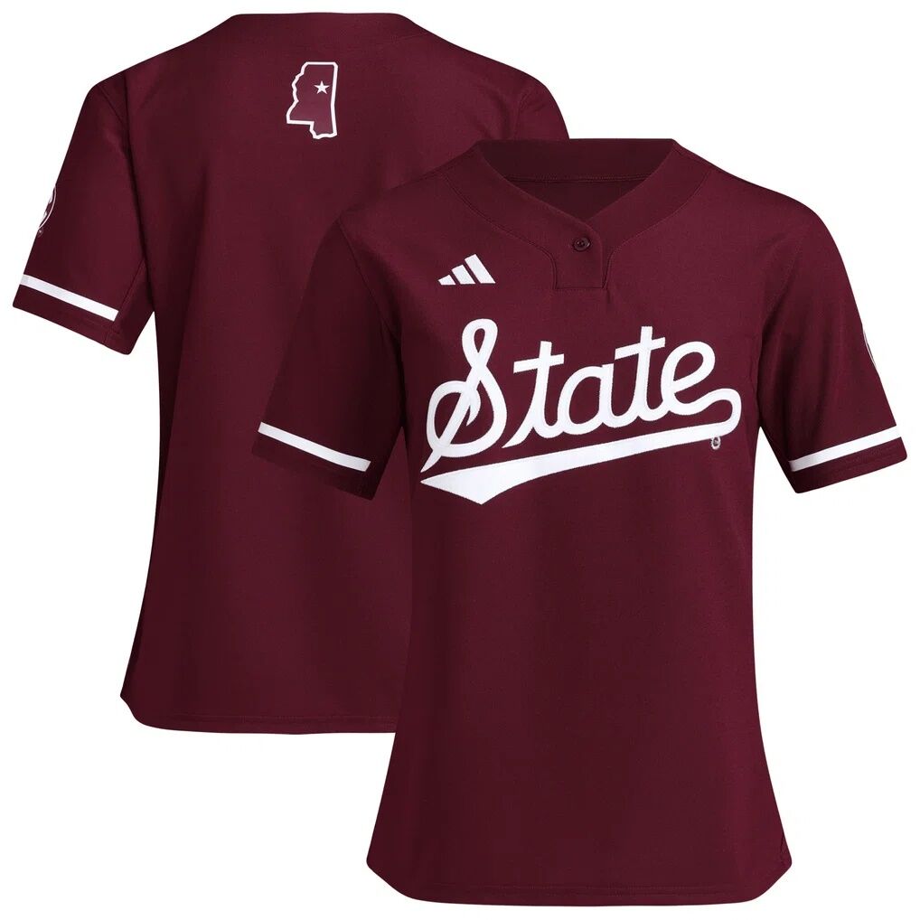 Mississippi State Bulldogs adidas Women's Replica Softball Jersey - Maroon
