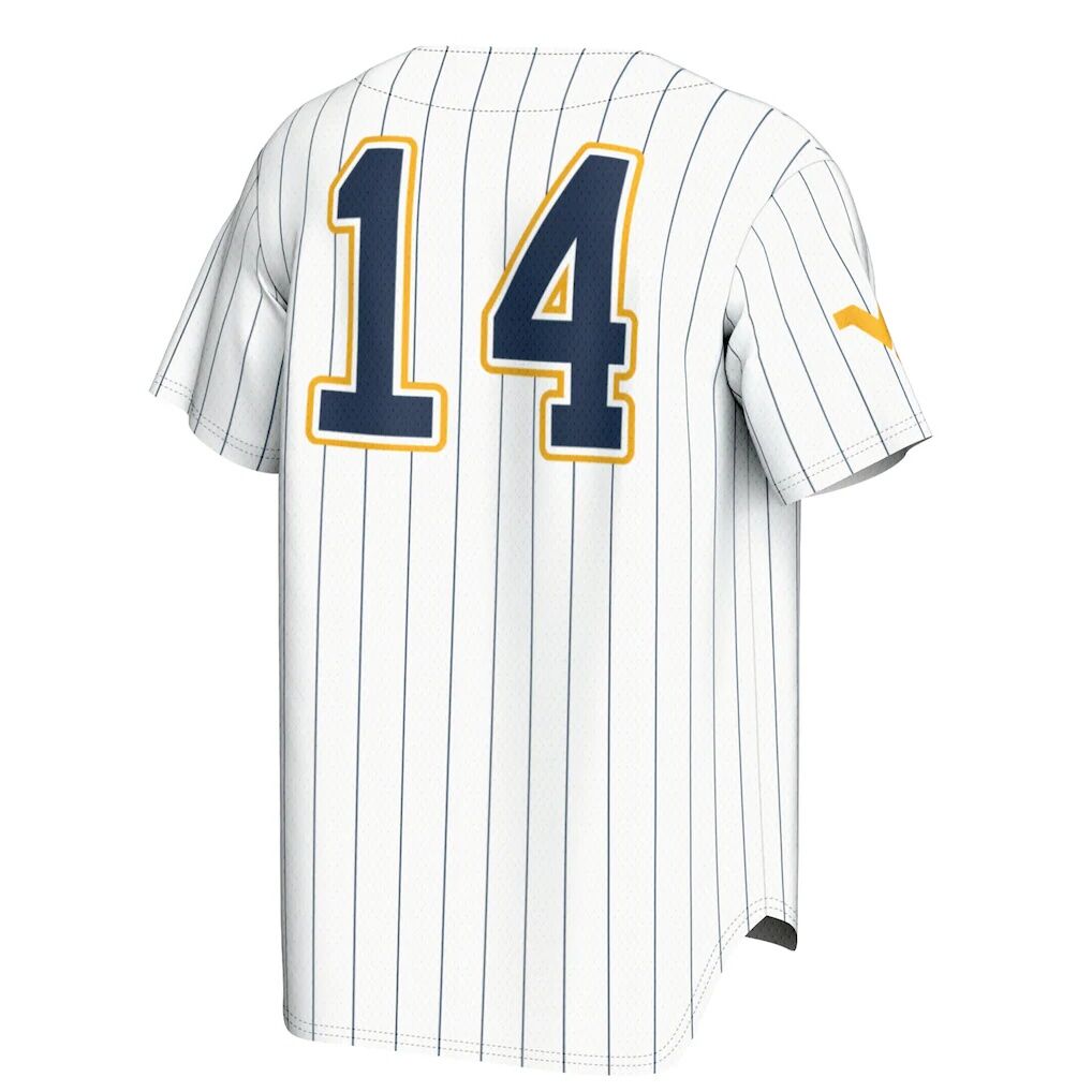 #14 West Virginia Mountaineers GameDay Greats Unisex Lightweight Baseball Fashion Jersey
