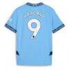 Erling Haaland Manchester City Puma Youth 2024/25 Home Replica Player Jersey - - Detail View