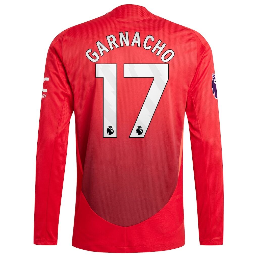 Alejandro Garnacho Manchester United 2024/25 Home Authentic Long Sleeve Player Jersey