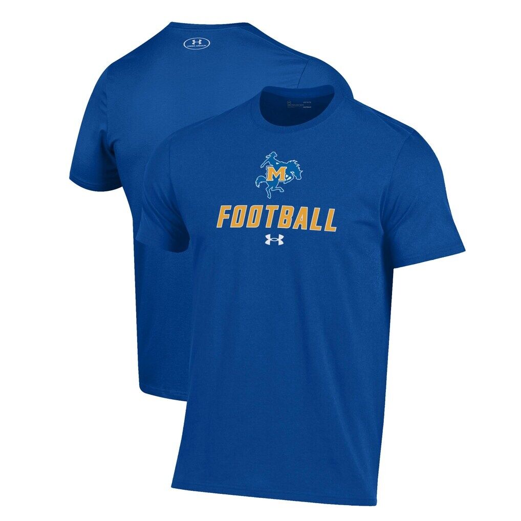 McNeese State Cowboys Under Armour Football Performance T-Shirt - Royal