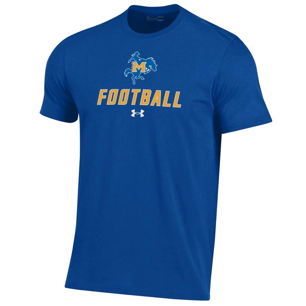 McNeese State Cowboys Under Armour Football Performance T-Shirt - Royal