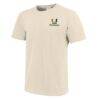 Miami Hurricanes Comfort Colors Mascot Overlay T-Shirt - Cream - Side View