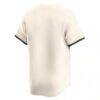 Michigan State Spartans Nike Baseball Limited Jersey - Natural - Detail View