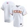 Texas Longhorns Nike Baseball Limited Jersey - White - Front View