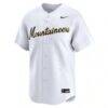 West Virginia Mountaineers Nike Baseball Limited Jersey - White - Side View