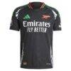 Bukayo Saka Arsenal adidas 2024/25 Away Authentic Player Jersey - Black - Side View