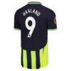 Erling Haaland Manchester City Puma 2024/25 Away Authentic Player Jersey - Navy - Detail View